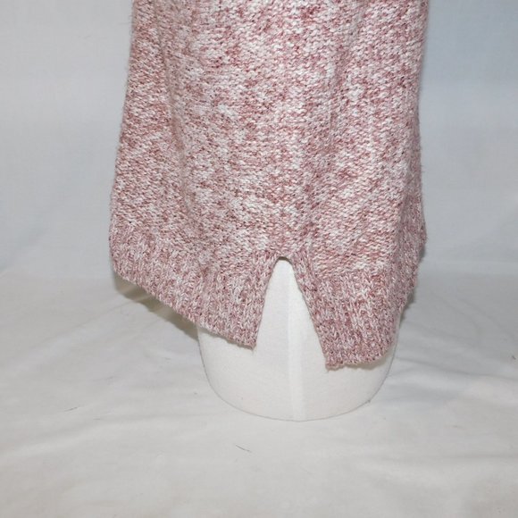 Lucky Brand Womens S oversized Brown White V Neck knit Sweater - Picture 7 of 9